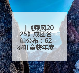 《乘风2025》成团名单公布：62岁叶童获年度总冠军，李晟、陈德容获年度高光人物