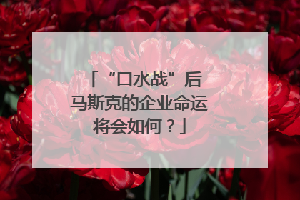 “口水战”后 马斯克的企业命运将会如何？