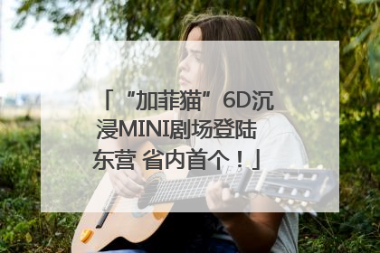 “加菲猫”6D沉浸MINI剧场登陆东营 省内首个！