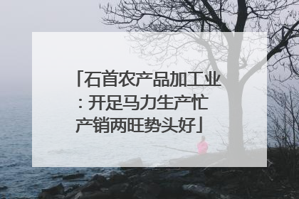石首农产品加工业：开足马力生产忙 产销两旺势头好