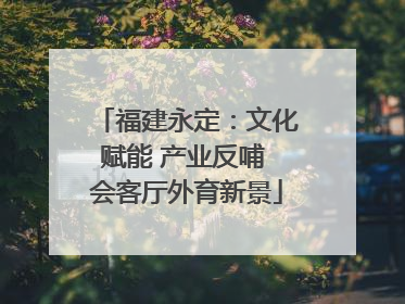 福建永定：文化赋能 产业反哺 会客厅外育新景