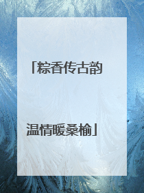 粽香传古韵 温情暖桑榆