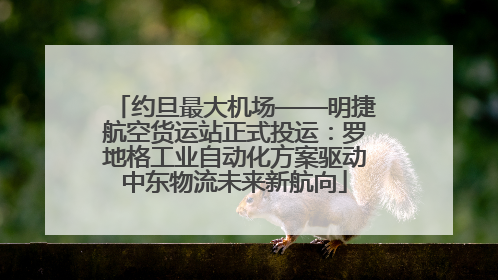 约旦最大机场——明捷航空货运站正式投运：罗地格工业自动化方案驱动中东物流未来新航向