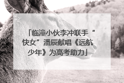 临潼小伙李冲联手“快女”潘辰献唱《远航少年》为高考助力