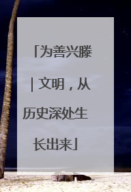 为善兴滕｜文明，从历史深处生长出来