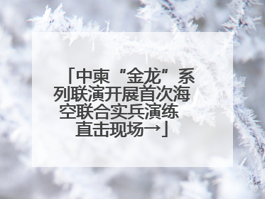 中柬“金龙”系列联演开展首次海空联合实兵演练 直击现场→