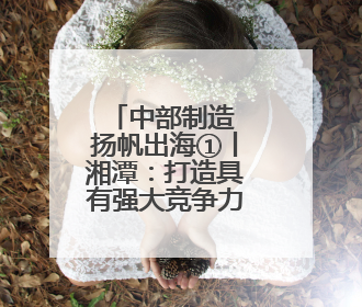 中部制造 扬帆出海①丨湘潭：打造具有强大竞争力的工程机械再制造基地
