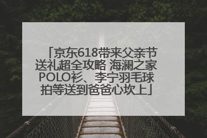 京东618带来父亲节送礼超全攻略 海澜之家POLO衫、李宁羽毛球拍等送到爸爸心坎上