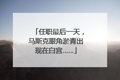 任职最后一天，马斯克眼角淤青出现在白宫……