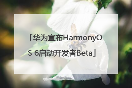 华为宣布HarmonyOS 6启动开发者Beta