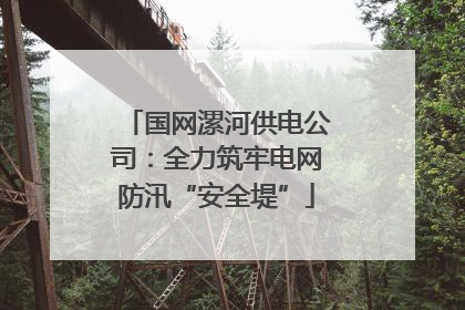 国网漯河供电公司：全力筑牢电网防汛“安全堤”