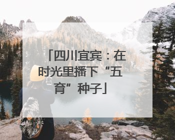 四川宜宾：在时光里播下“五育”种子