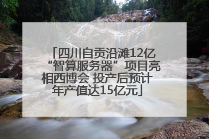 四川自贡沿滩12亿“智算服务器”项目亮相西博会 投产后预计年产值达15亿元