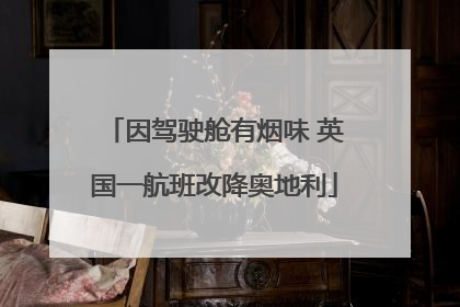 因驾驶舱有烟味 英国一航班改降奥地利