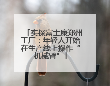 实探富士康郑州工厂：年轻人开始在生产线上操作“机械臂”