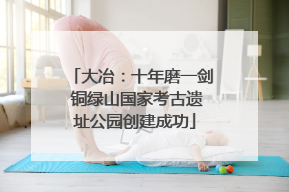 大冶：十年磨一剑 铜绿山国家考古遗址公园创建成功