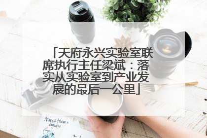 天府永兴实验室联席执行主任梁斌：落实从实验室到产业发展的最后一公里