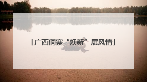 广西侗寨“焕新”展风情