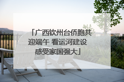 广西钦州台侨胞共迎端午 看运河建设感受家国强大