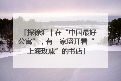 探徐汇｜在“中国最好公寓”，有一家盛开着“上海玫瑰”的书店