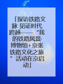 探访铁路文脉 见证时代跨越——“我的铁路风景·博物馆+京张铁路文化之旅”活动在京启动