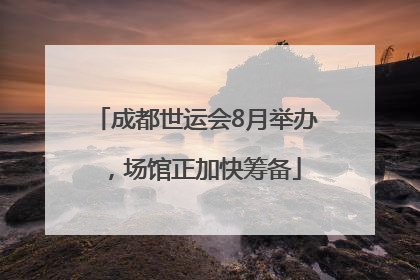 成都世运会8月举办，场馆正加快筹备