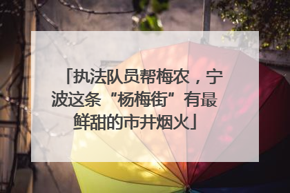 执法队员帮梅农，宁波这条“杨梅街”有最鲜甜的市井烟火