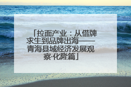 拉面产业：从借牌求生到品牌出海——青海县域经济发展观察·化隆篇