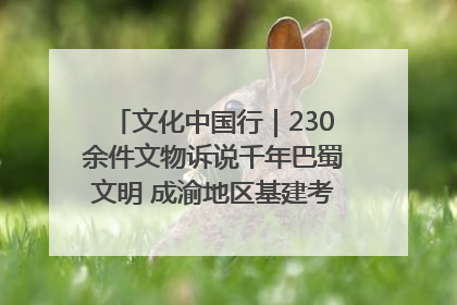 文化中国行｜230余件文物诉说千年巴蜀文明 成渝地区基建考古成果展开展