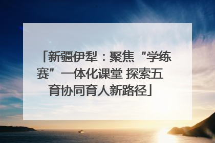 新疆伊犁：聚焦“学练赛”一体化课堂 探索五育协同育人新路径