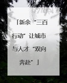 新余“三百行动”让城市与人才“双向奔赴”
