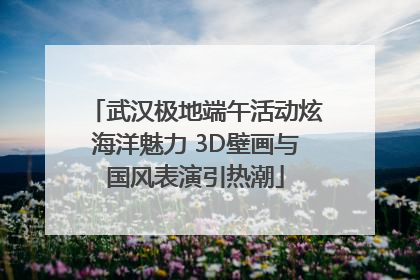 武汉极地端午活动炫海洋魅力 3D壁画与国风表演引热潮