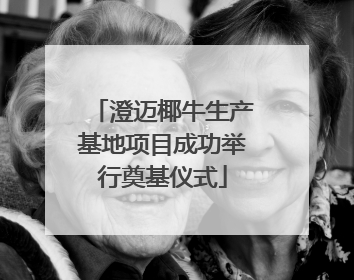 澄迈椰牛生产基地项目成功举行奠基仪式