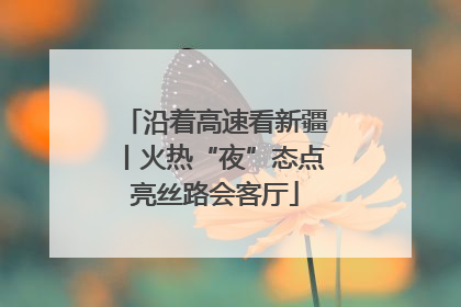 沿着高速看新疆丨火热“夜”态点亮丝路会客厅
