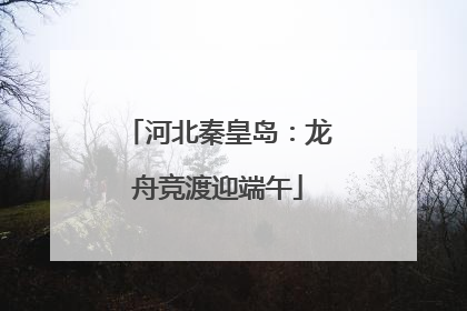 河北秦皇岛：龙舟竞渡迎端午