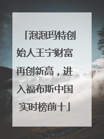 泡泡玛特创始人王宁财富再创新高，进入福布斯中国实时榜前十