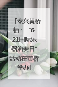 泰兴黄桥镇：“6·21国际乐器演奏日”活动在黄桥举办