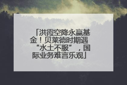 洪霞空降永赢基金！贝莱德时期遇“水土不服”，国际业务难言乐观
