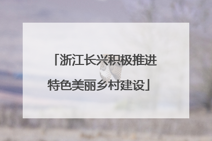 浙江长兴积极推进特色美丽乡村建设