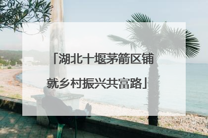 湖北十堰茅箭区铺就乡村振兴共富路