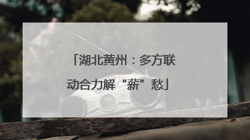 湖北黄州：多方联动合力解“薪”愁