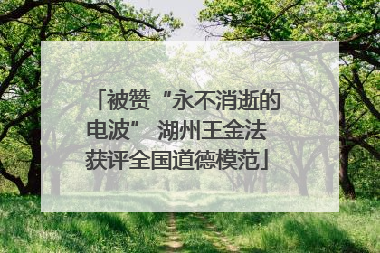 被赞“永不消逝的电波” 湖州王金法获评全国道德模范