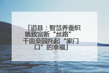 道县：智慧养蚕织就致富新“丝路” 千亩桑园托起“家门口”的幸福