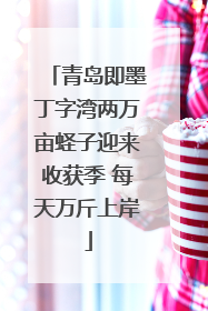 青岛即墨丁字湾两万亩蛏子迎来收获季 每天万斤上岸