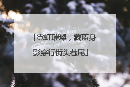 霓虹璀璨，藏蓝身影穿行街头巷尾