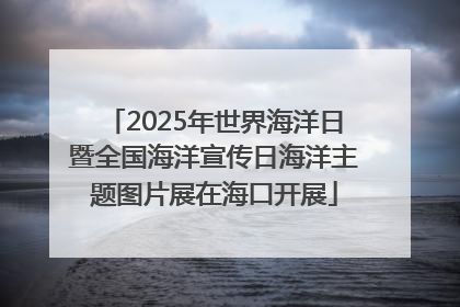 2025年世界海洋日暨全国海洋宣传日海洋主题图片展在海口开展