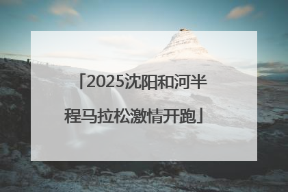 2025沈阳和河半程马拉松激情开跑
